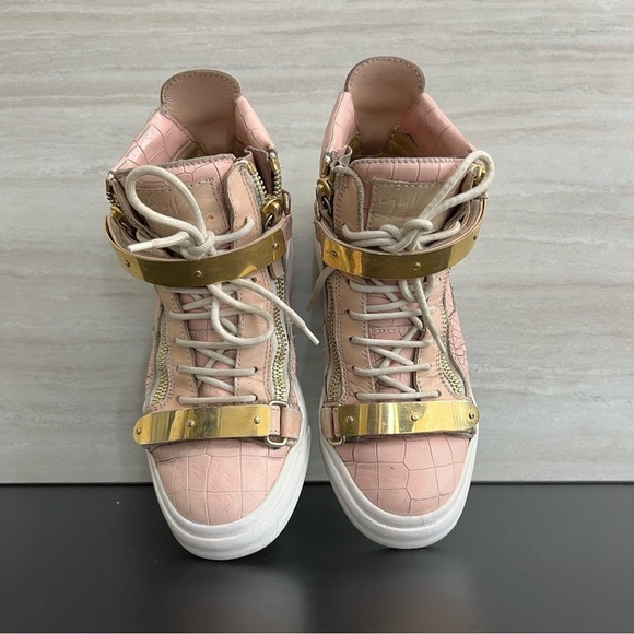 Giuseppe Zanotti High Top Sneakers 37.5 - Picture 14 of 15